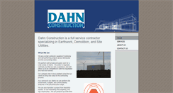 Desktop Screenshot of dahnconstruction.com